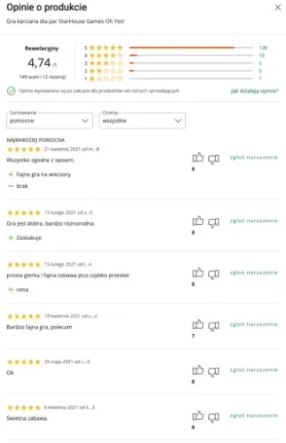 GRA DLA PAR wyzwania dla par OH YES! RED erotyczna PREZENT na Walentynki na Arena.pl