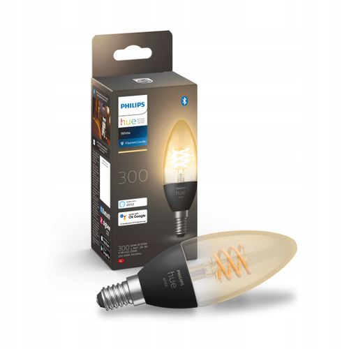 Inteligentna żarówka LED Philips Hue White E14 300lm Bluetooth ciepła biel na Arena.pl