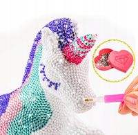 Skarbonka dla dzieci jednorożec zestaw kreatywny artystyczny na prezent