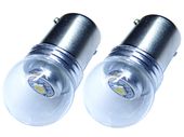 żarówka LED ba15s UHP Cree dzienne DRL 12v 24v kpl 2 szt
