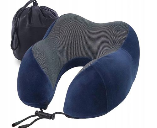 PODUSZKA TURYSTYCZNA PODRÓŻNA ROGAL NA SZYJĘ Z PIANKI MEMORY DO SAMOLOTU na Arena.pl