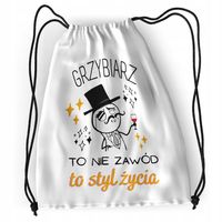 Plecak Sportowy Szkolny Grzybiarza Worek Torba Z Nadrukiem Ze Zdjęciem