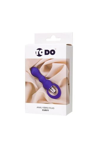 todo by toyfa anal plug curvy, silicone, purple, 14 cm, o 3.2 cm na Arena.pl