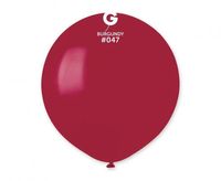 Balon pastelowy bordowy, 48 cm