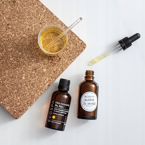 NATURALNY OLEJ RYCYNOWY NIERAFINOWANY TWARZ WŁOSY BRWI RZĘSY 100 ML ECOSPA na Arena.pl