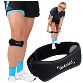 OPASKA STABILIZATOR KOLANO DOBRZE TRZYMA STABILIZUJE RZEPKE ŁAGODZI BÓL UNI
