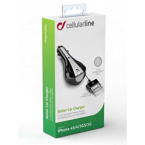 CELLULAR LINE Roller Ładowarka samochodowa 12/24V biała na Arena.pl
