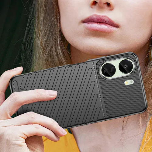 pancerne etui thunder case na xiaomi redmi 13c - czarny na Arena.pl