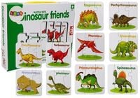 PUZZLE EDUKACYJNE DINOZAURY ANGIELSKI