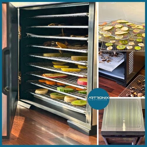 SUSZARKA SPOŻYWCZA DO GRZYBÓW OWOCÓW WARZYW ZIÓŁ TIMER LCD STALOWA 9 na Arena.pl