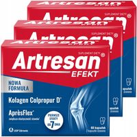 3x ARTRESAN Efekt na stawy kolagen 60 kapsułek