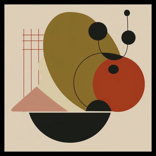 Plakat 50x50cm Geometryczny Balans na Arena.pl