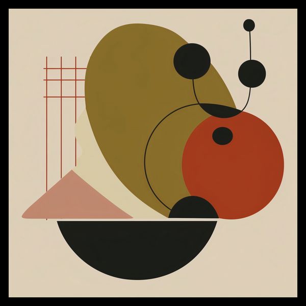 Plakat 50x50cm Geometryczny Balans zdjęcie 2