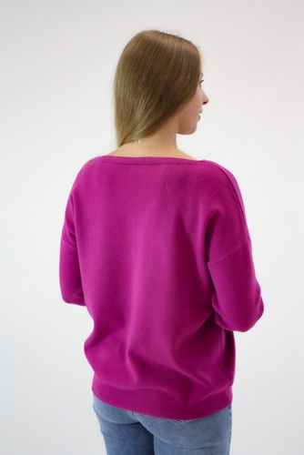 Sweter z brokatową aplikacją Vini Amarantowy L/XL na Arena.pl