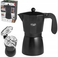 Zaparzacz Do Kawy Kawiarka Espresso 520Ml Gaz Kuchenki Elektryczne Ad4420