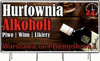 BANER REKLAMOWY 130x80cm różne wzory oczkowany hurtownia alkocholi