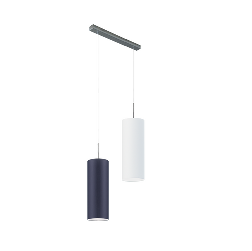 MADERA podwójna biała lampa wisząca E27 na Arena.pl