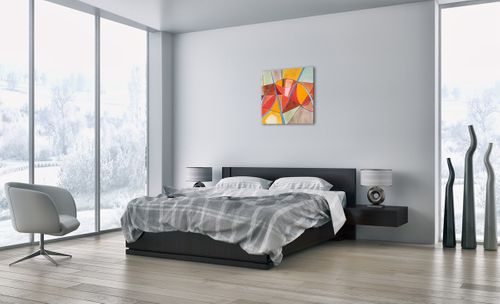Obraz Na Płótnie - Kompozycja Figury - 60X60 Cm - Ac60X60-3960 na Arena.pl