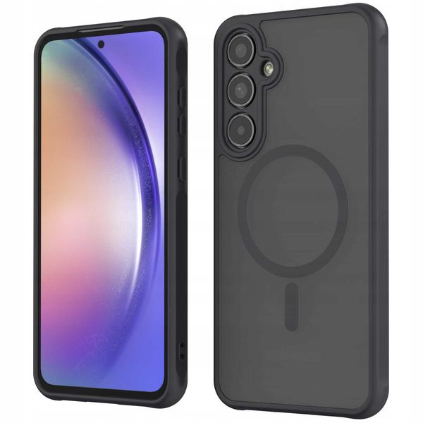 Spacecase Hybrid Mag Galaxy A55 5G Black zdjęcie 5