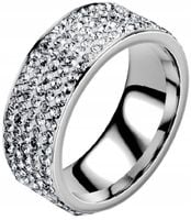 Srebrny Pierścień Sygnet Z Cyrkoniami STAL