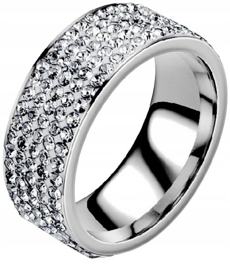 Srebrny Pierścień Sygnet Z Cyrkoniami STAL zdjęcie 1