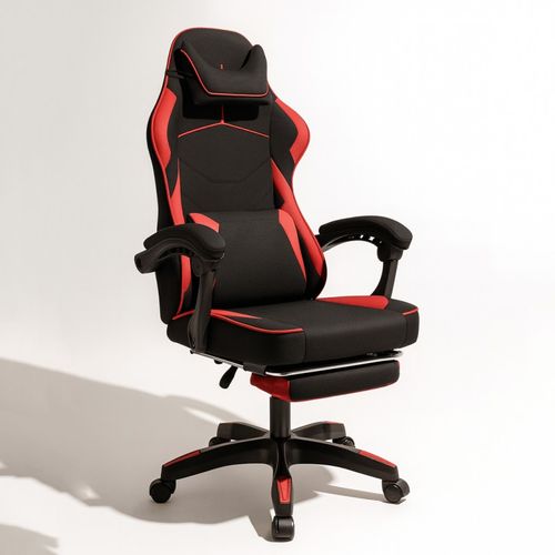 fotel gamingowy obrotowy vector z masażerem i podnóżkiem ko48cze na Arena.pl