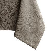 Obrus Plamoodporny GAIA 155x400 Owal Cappuccino AmeliaHome