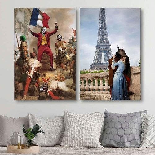 Deco Panel, Pocałunek abstrakcja 70x100 na Arena.pl