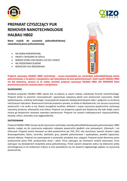 Czyścik do Piany PU Utwardzonej Czyścik do Pianki Poliuretanowej 2szt zdjęcie 3