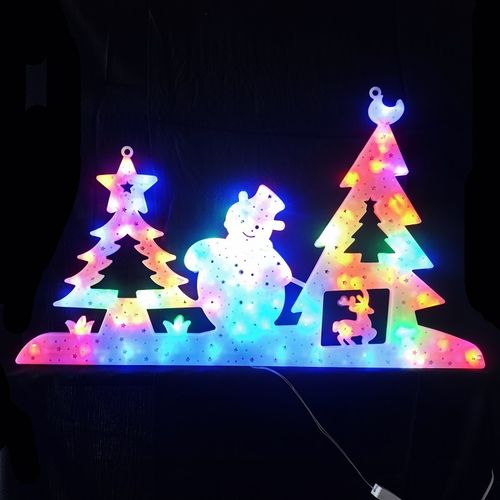 wisząca ozdoba xxl choinki z bałwankiem multikolor led lamp15multi na Arena.pl