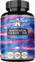 APOLLO'S HEGEMONY Magnesium Taurate + P5P 200 kaps. taurynian magnezu + B6