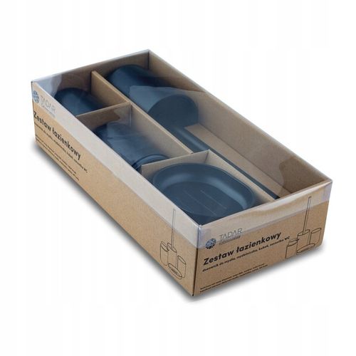 AKCESORIA do ŁAZIENKI dozownik na mydło szczotka do WC mydelniczka Tadar na Arena.pl