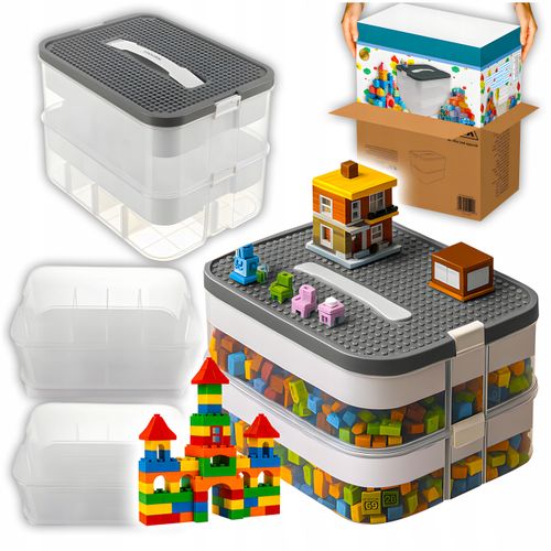 pudełko na klocki- 2 poziomy 15l kruzzel 25756 na Arena.pl