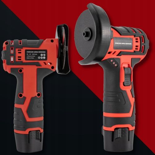 MINI SZLIFIERKA AKUMULATOROWA KĄTÓWKA 76MM 3 TARCZE WALIZKA PRZENOŚNA HILDA na Arena.pl