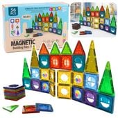 DLA DZIECI ZESTAW KREATYWNE KLOCKI MAGNETYCZNE