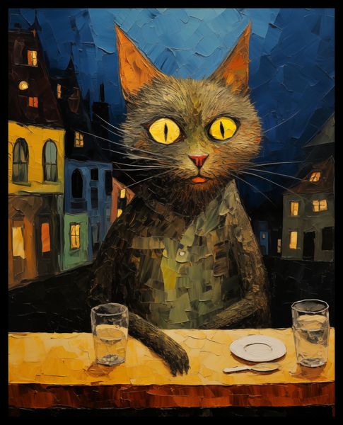 Plakat 40x50cm Nocny Obserwator zdjęcie 2