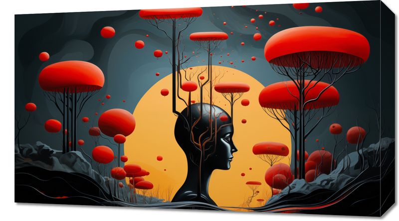 Obraz 70x40cm Myślokształty zdjęcie 1