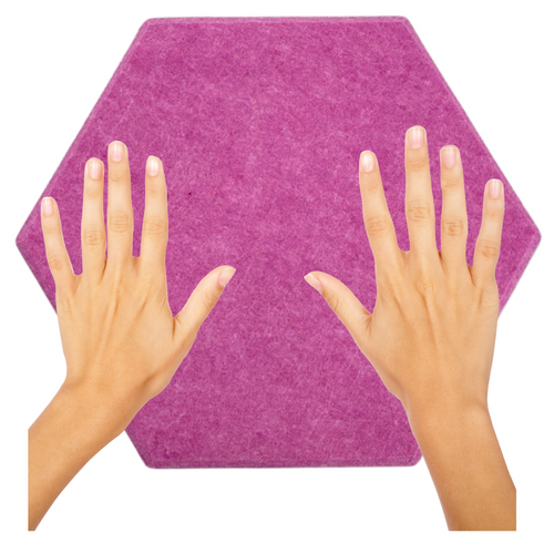 Panele Ścienne Filcowe 3D Heksagon Zagłówek Samoprzylepne Akustyczne Soft na Arena.pl