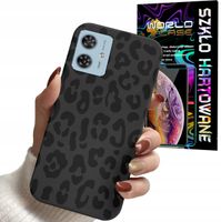 ETUI DO MOTOROLA MOTO G54 5G - PANTERKA WZORKI MODNE WZORY OBUDOWA + SZKŁO