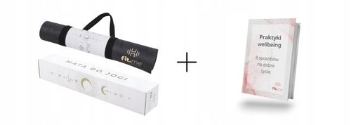 PIĘKNA MATA PREMIUM DO JOGI ĆWICZEŃ STABILNA ZAMSZOWA MIĘKKA 4 MM ZE WZOREM na Arena.pl