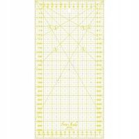 Liniał do patchworku i quiltingu, podziałka centymetrowa 160x320 mm