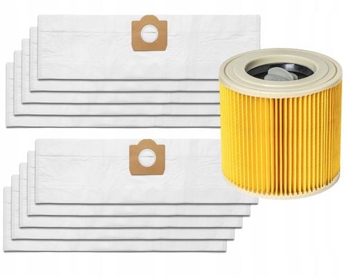 10x WORKI FILTR DO ODKURZACZA KARCHER WD3 SE4001 WD2 PLUS KWD V-17 na Arena.pl