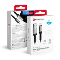 Kabel USB A do Lightning Forcell F-Energy 2,4A 12W Cafule 3 m C257 czarny