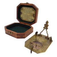 Zegar Słoneczny z Kompasem Retro – SUN-0106