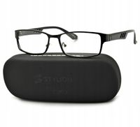 PLUSY Okulary do CZYTANIA Korekcyjne METALOWE MĘSKIE Wiele Mocy + GRATISY d