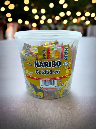 Żelki Haribo Goldbaren, 100 mini paczuszek z Niemiec 1000 g na Arena.pl