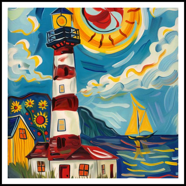 Plakat 90x90cm Żywa Przystań zdjęcie 3