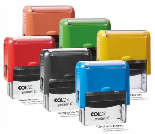 Pieczątka mała COLOP C20 IMIENNA LEKARSKA do 4 wersów + PROJEKT i GUMKA na Arena.pl