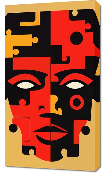 Obraz 50x90cm Puzzle Tożsamości zdjęcie 1