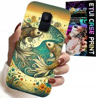 ETUI DO SAMSUNG A6 2018 - ZNAK ZODIAKU, RYBA ASTRONOMIA + FOLIA